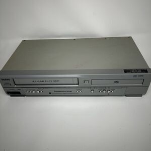 SANYO DVW-7200 DVD/VHS VCR Combo Player Recorder No Remote Tested W/ Cables